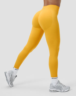 Elevate™ Sculpting Mid Waist Scrunch Leggings | Banana