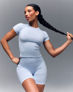 Elevate™ Compression Baby T-Shirt | Ice Blue