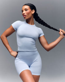 Elevate™ Compression Baby T-Shirt | Ice Blue