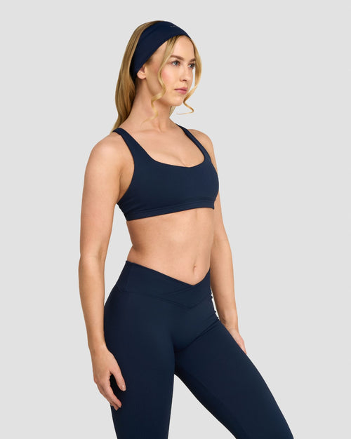 Elevate™ Sculpting Medium Impact Multiway Bra | Midnight Navy