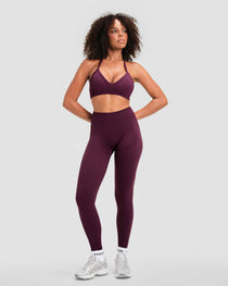 Arise - Seamless Sculpt Ribbed Contour Leggings - Zwart