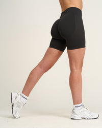Elevate™ Sculpting Mid Waist Scrunch Shorts | Charcoal Grey