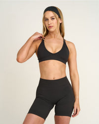 Elevate™ Sculpting Seamless High Apex Bra | Charcoal Grey