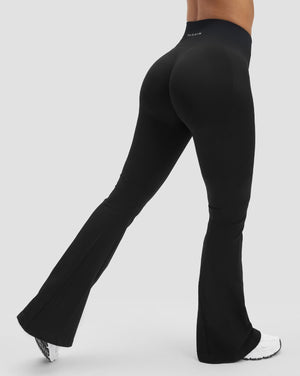 Elevate™ Sculpting High Waist Flare Leggings | Night Black