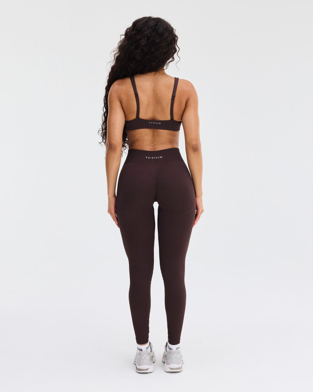 Elevate™ Sculpting Mid Waist Scrunch Leggings | Coffee