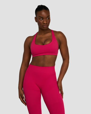 Elevate™ Sculpting Medium Impact Multiway Bra | Strawberry