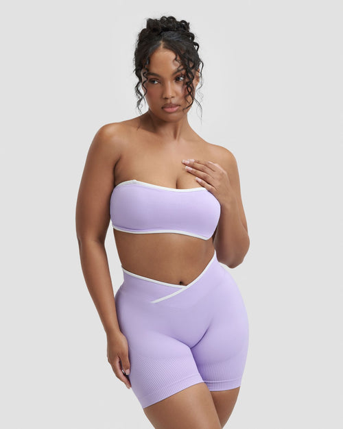 Elevate™ Outline Bandeau Bra | Lilac