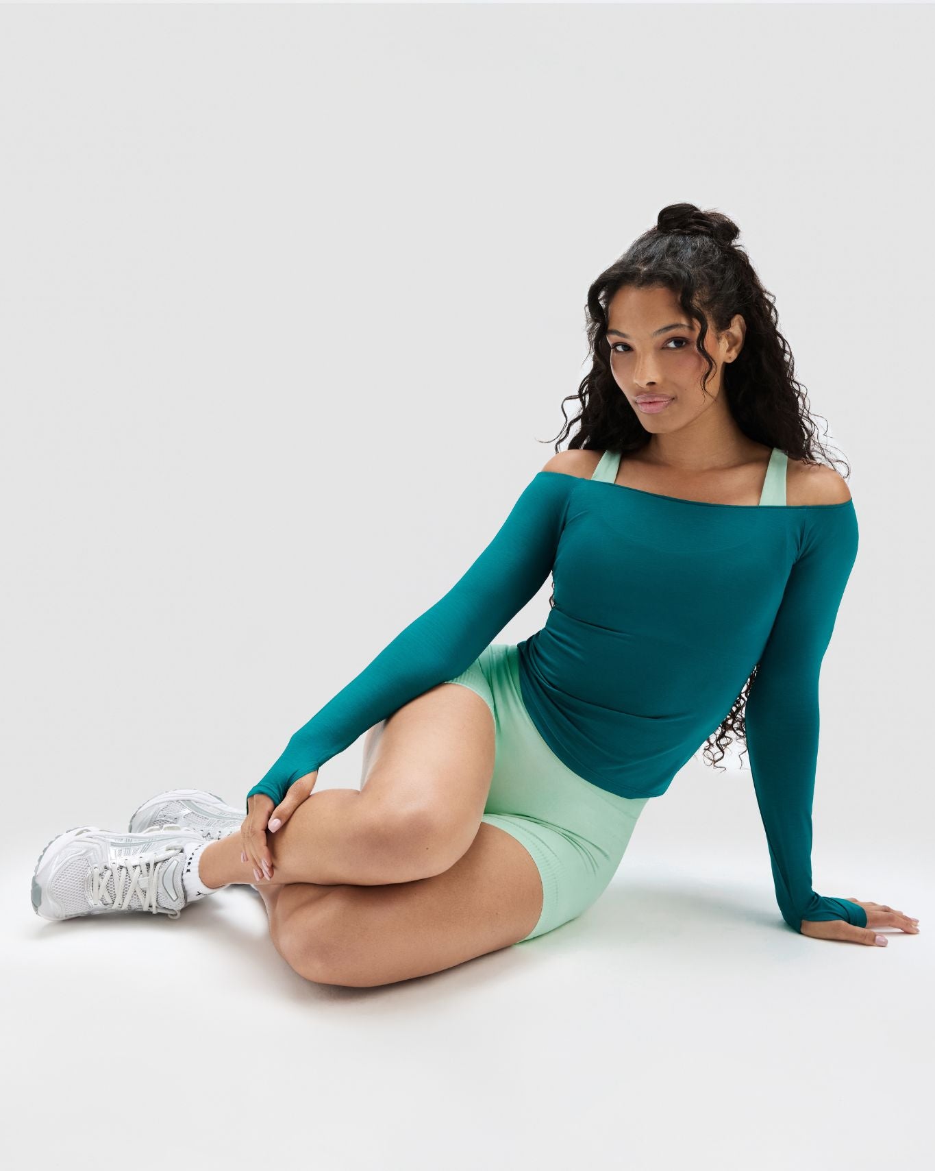 The Essential Collection Boat Neck Top | Harbor Blue