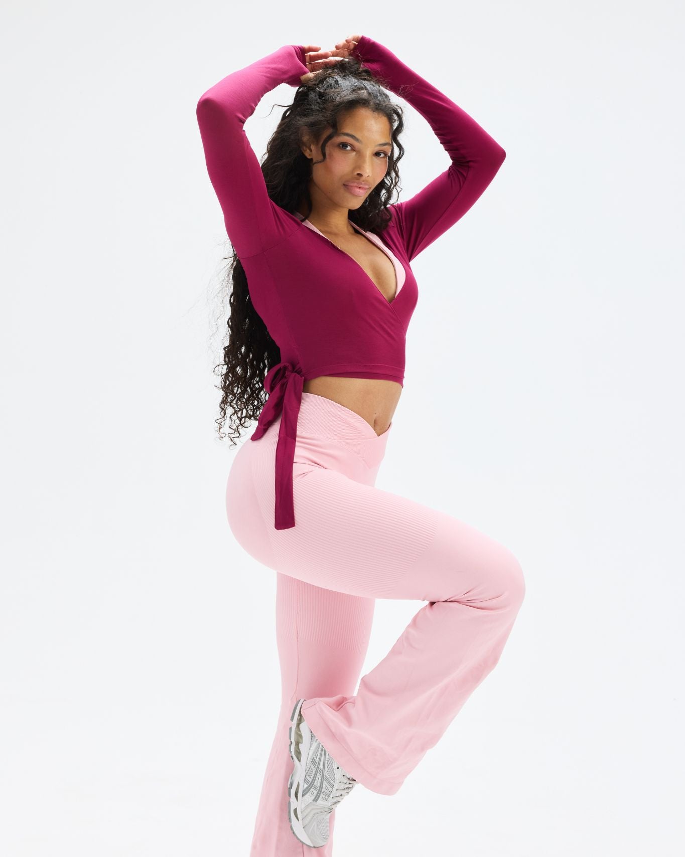 The Essential Collection Sheer Crop Wrap | Cherry Berry