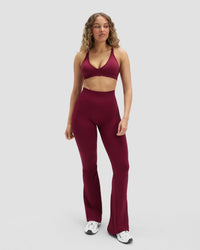 Elevate™ Sculpting High Waist Scrunch Flare | Cherry Berry