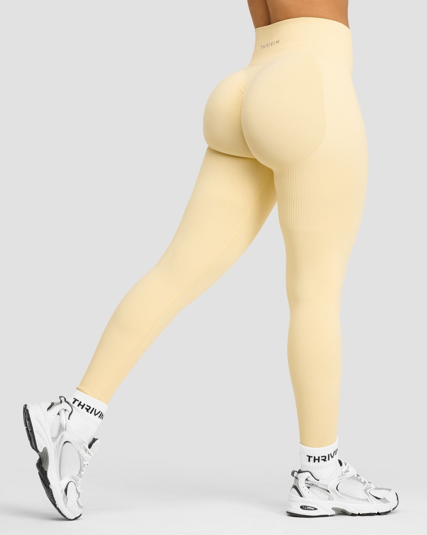 Elevate™ Sculpting High Waist Scrunch Leggings | Golden Butter