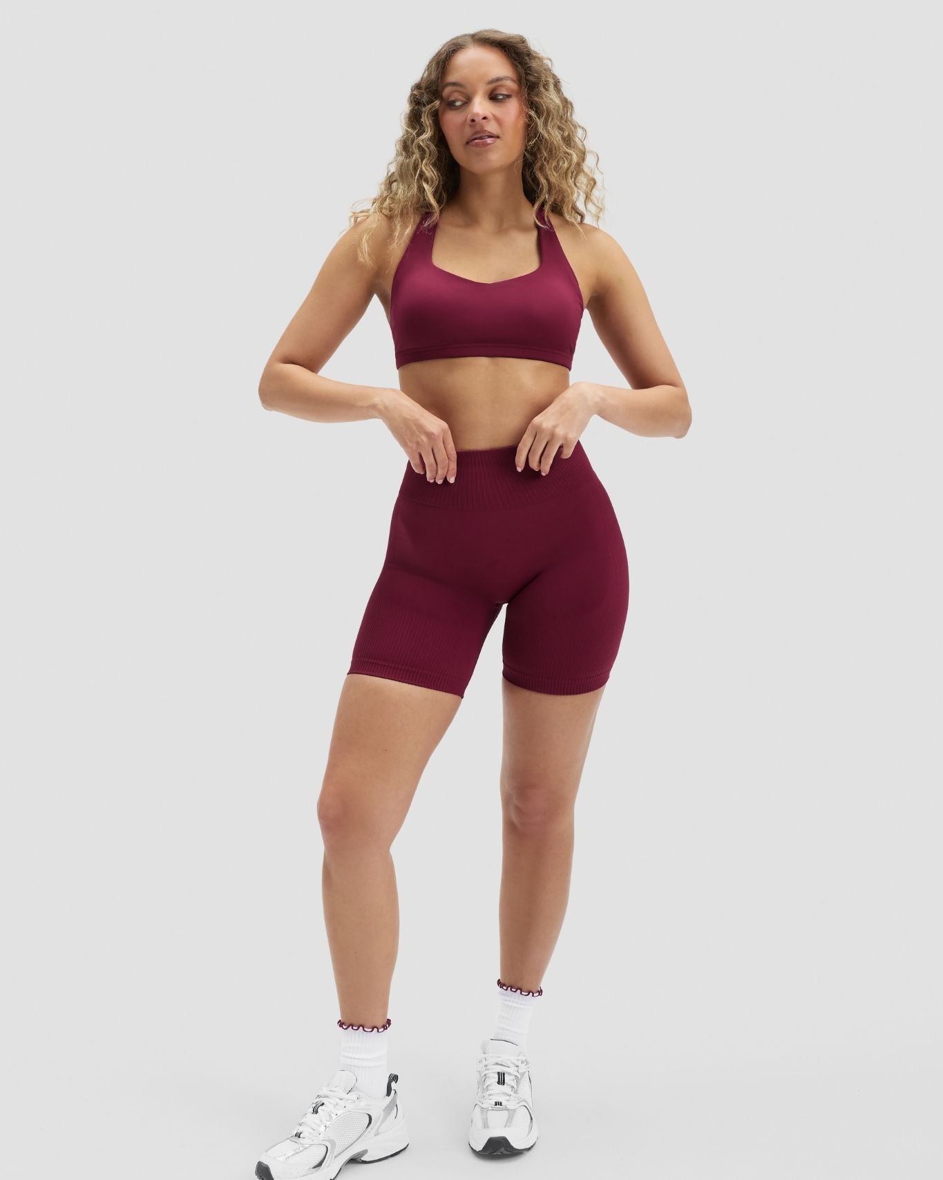 Elevate™ Sculpting High Waist Scrunch Shorts | Cherry Berry