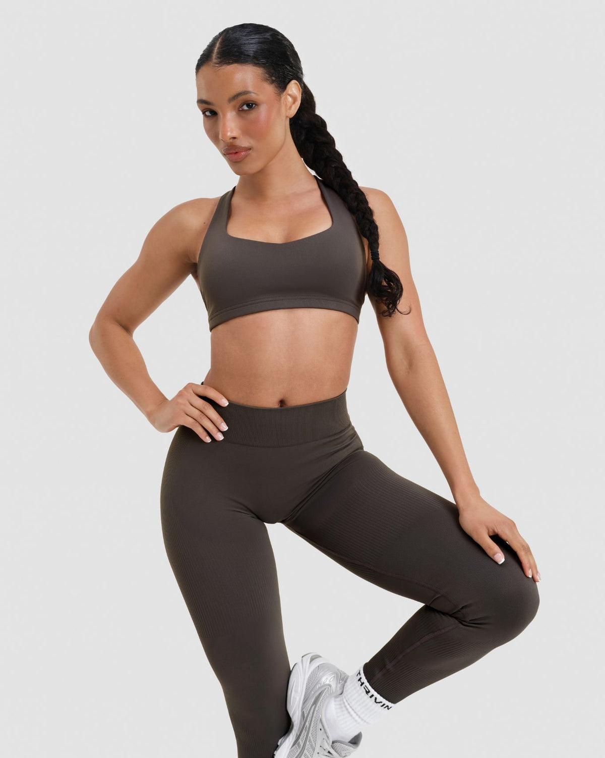 Elevate™ Sculpting Medium Impact Multiway Bra | Olive Green