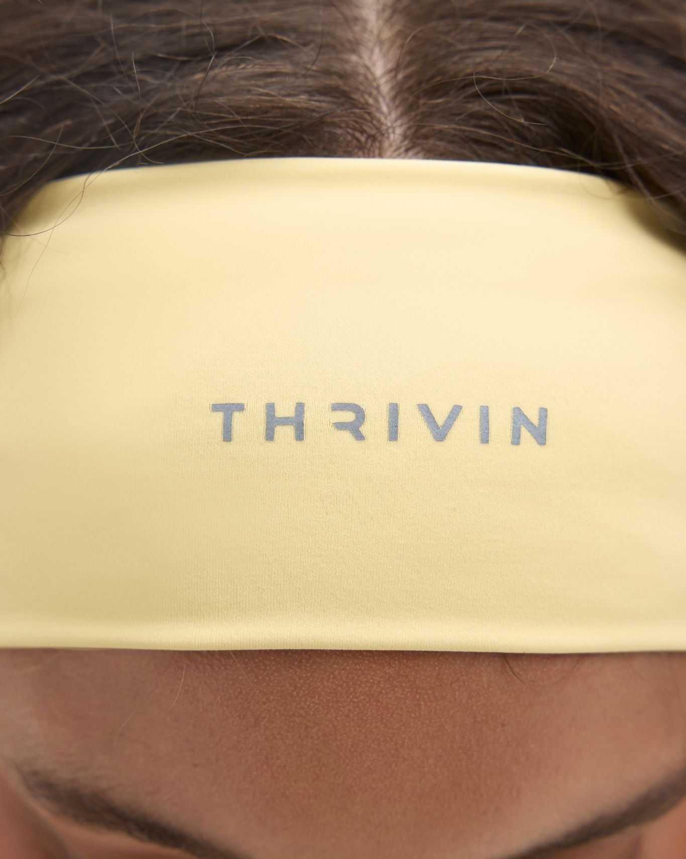The Essential Collection Chrome Logo Headband | Golden Butter