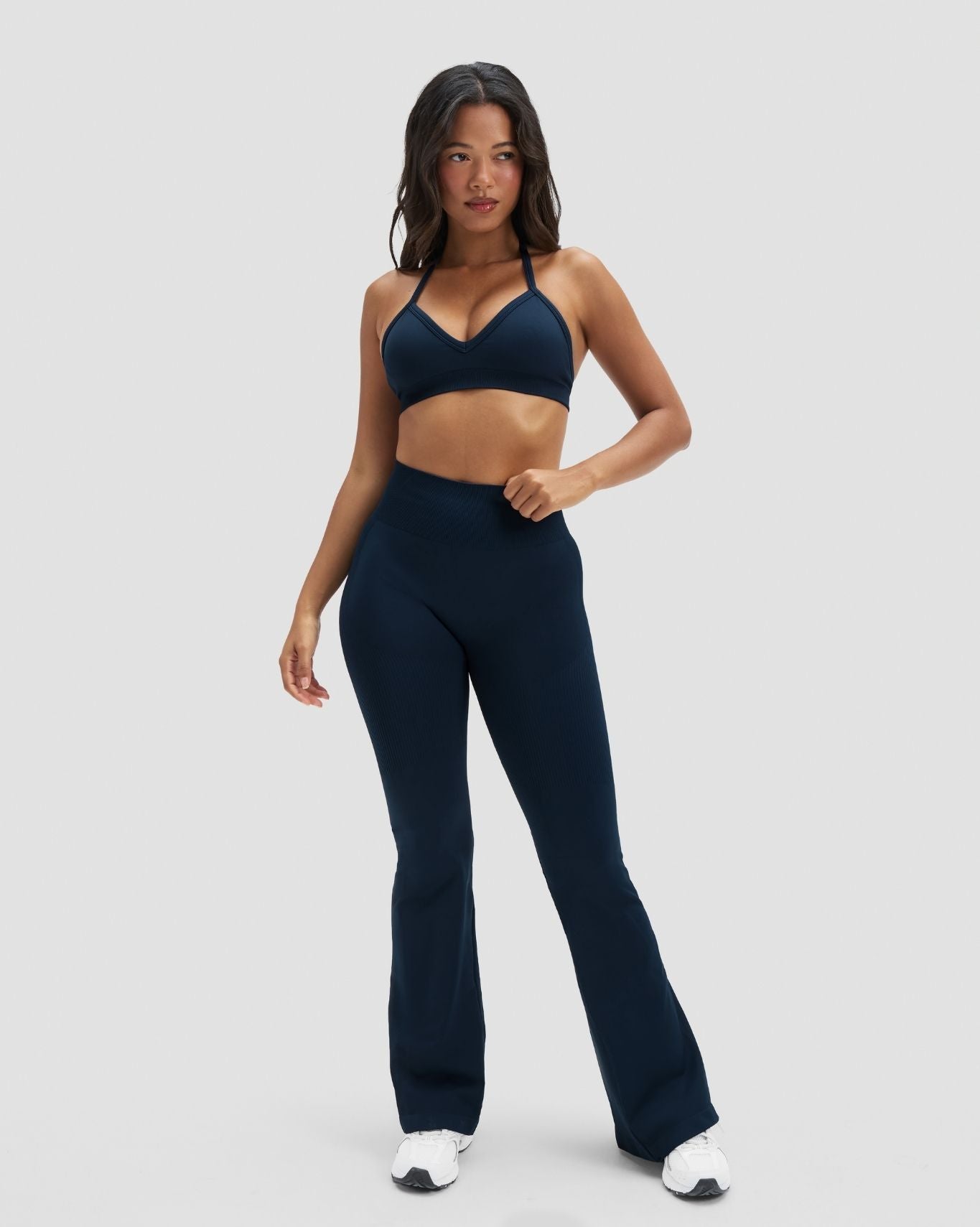 Elevate™ Sculpting High Waist Scrunch Flare | Midnight Navy