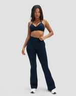 Elevate™ Sculpting High Waist Scrunch Flare | Midnight Navy