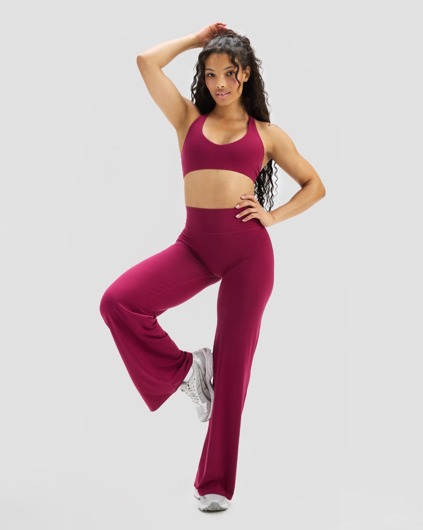 Essence Wide Leg Pants | Cherry Berry