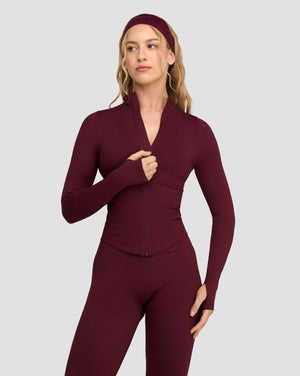 Elevate™ Sculpting Seamless Jacket | Merlot
