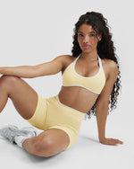 Elevate™ Outline Halterneck Bra | Golden Butter