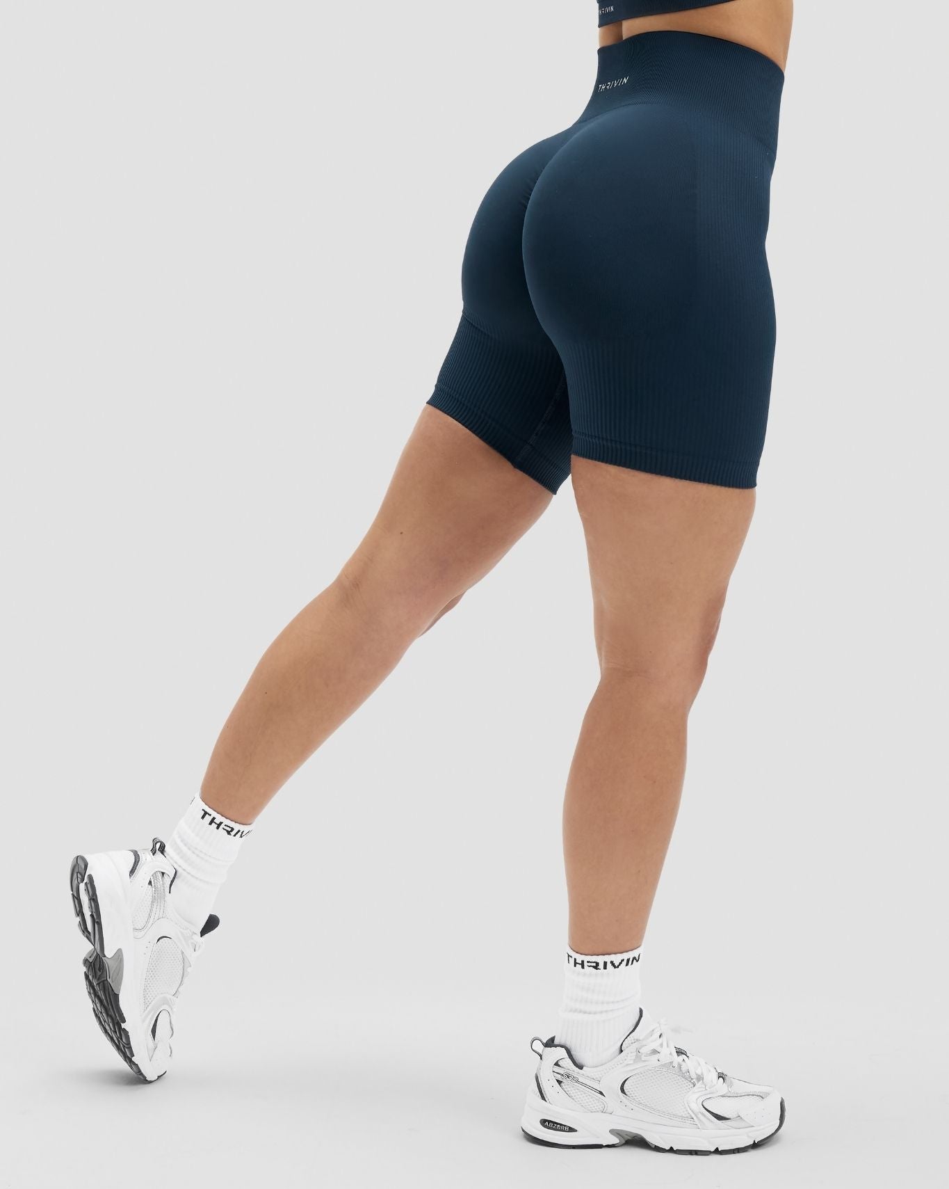 Elevate™ Sculpting High Waist Scrunch Shorts | Midnight Navy