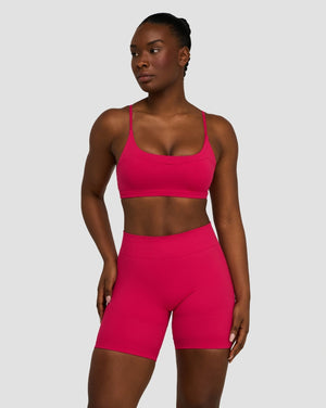 Elevate™ Sculpting Seamless Scoop Neck Bra | Strawberry
