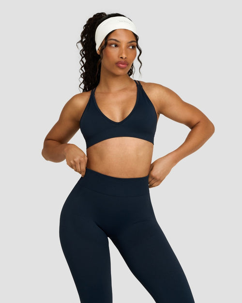 Elevate™ Sculpting Seamless High Apex Bra | Midnight Navy