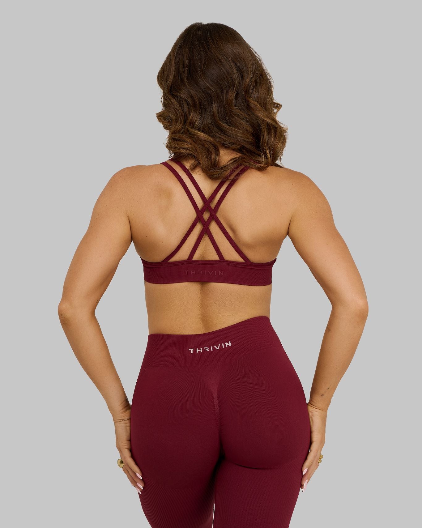 Elevate™ Sculpting Seamless High Apex Bra | Fine Wine