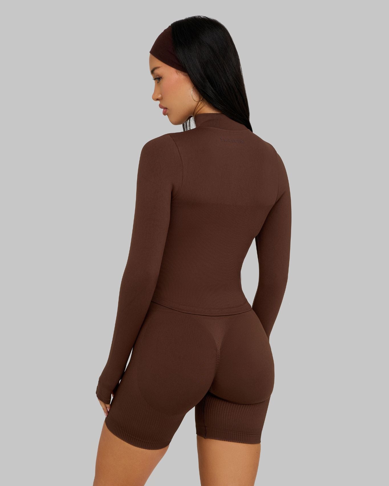 Elevate™ Sculpting Seamless Jacket | Bourbon Brown