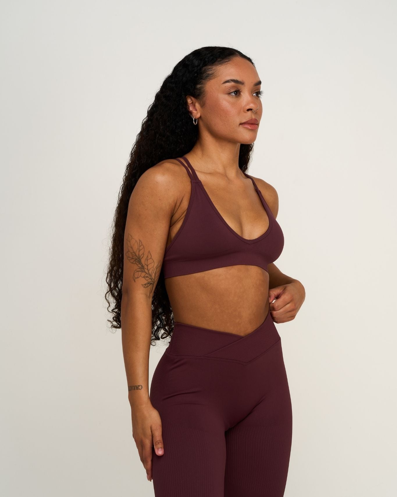 Elevate™ Sculpting Seamless High Apex Bra | Dark Mauve