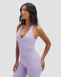 Elevate™ Sculpting Seamless Halterneck Top | Lilac