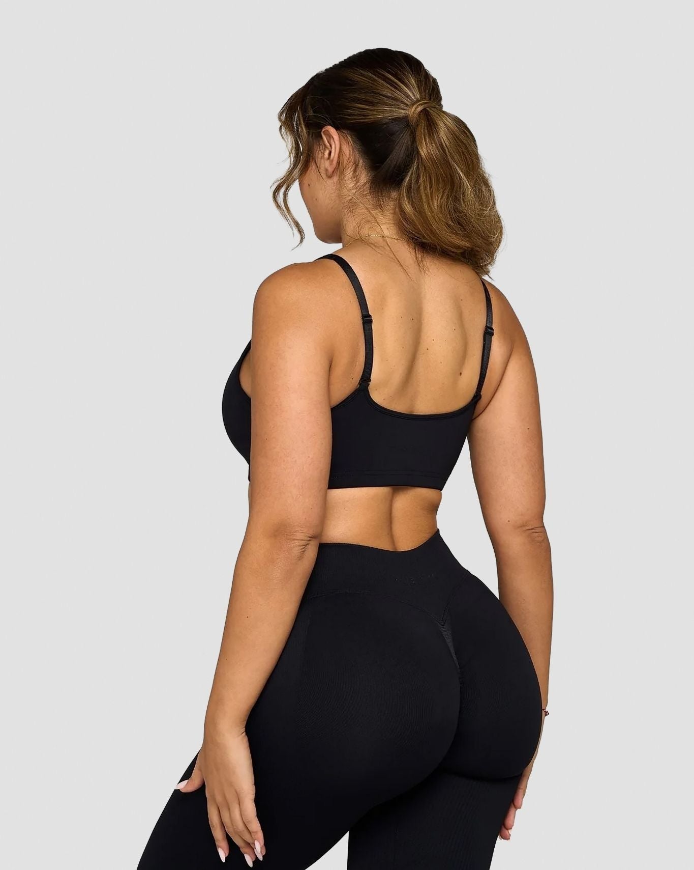 Elevate™ Sweetheart Impact Bra | Night Black