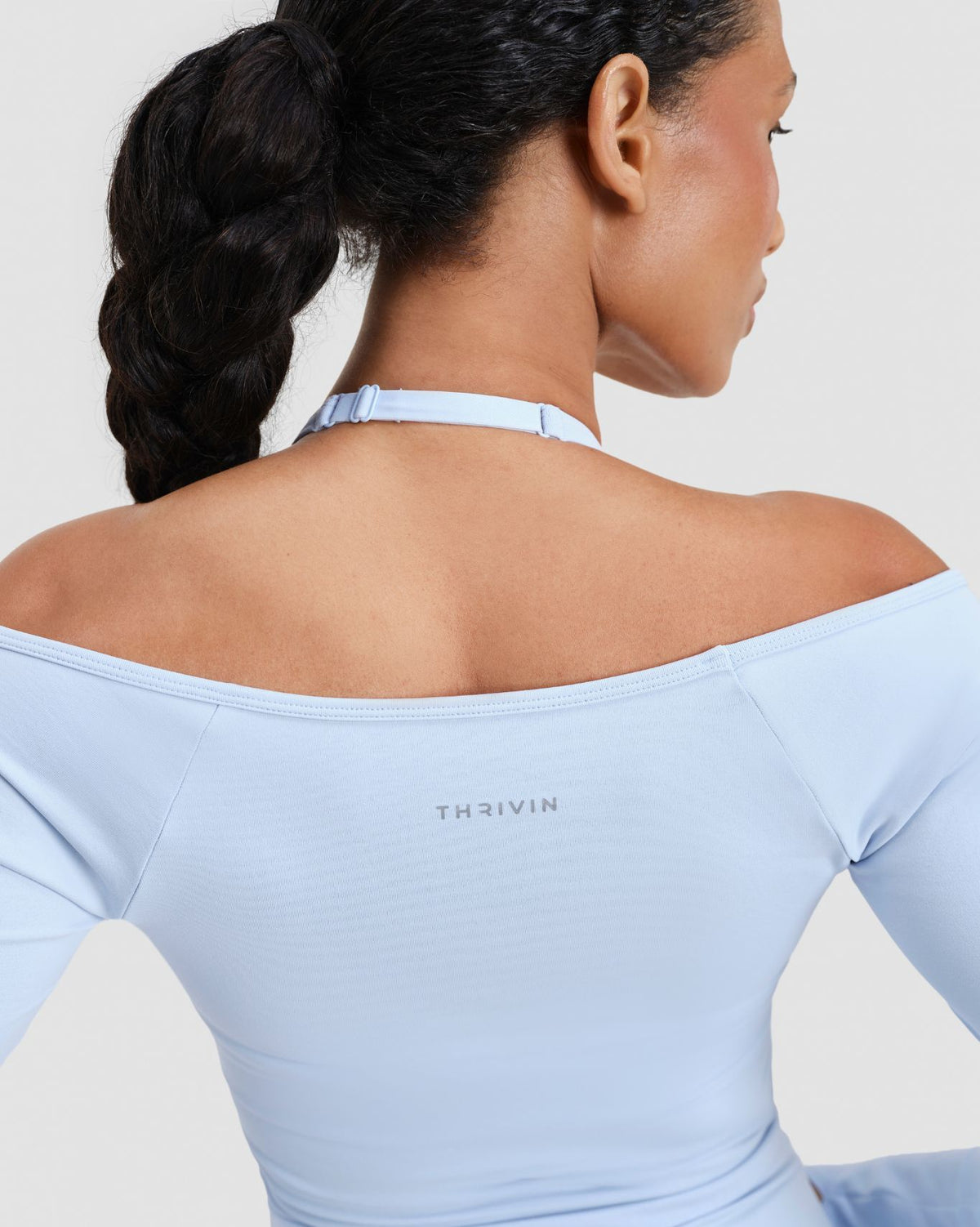 Elevate™ Sculpting Seamless V-Neck Top | Ice Blue