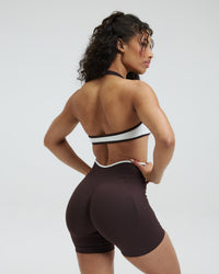 Elevate™ Outline Short Scrunch Shorts | Coffee