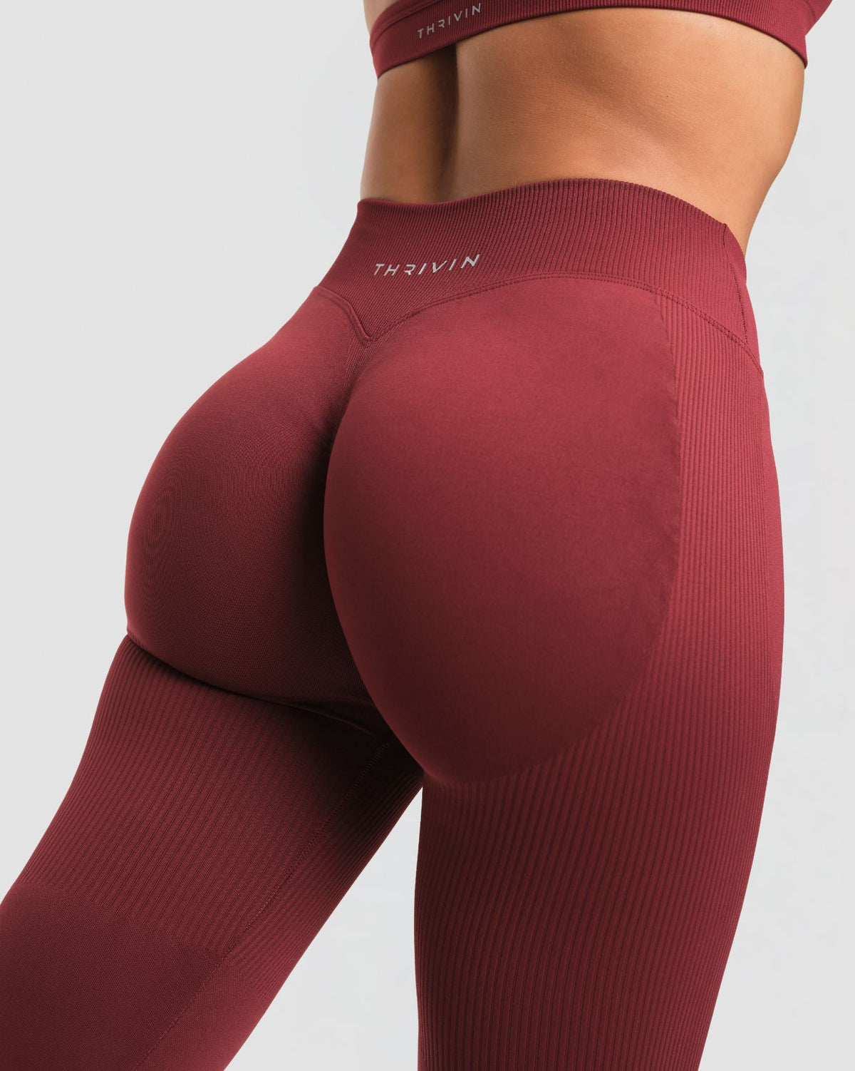 Elevate™ Sculpting Mid V-Waist Flare Leggings | Fine Wine
