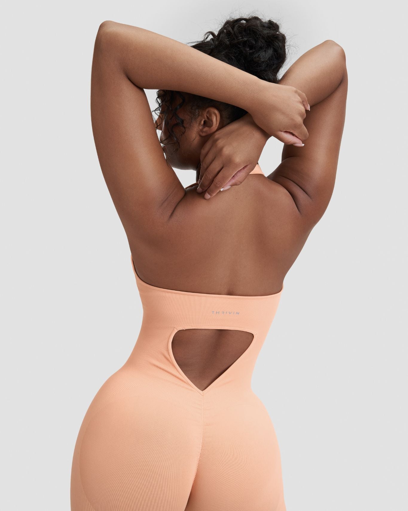 Elevate™ Sculpting Halterneck All In One | Melon Ice