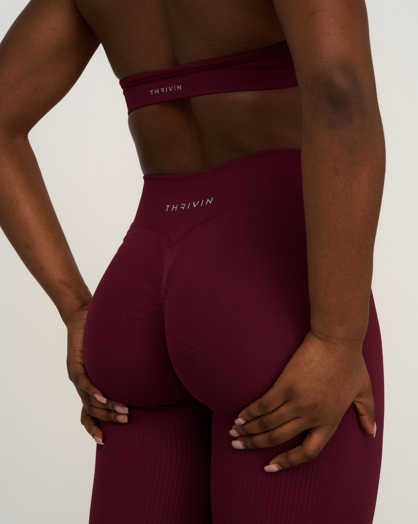 Elevate™ Sculpting Mid V-Waist Scrunch Flare | Merlot