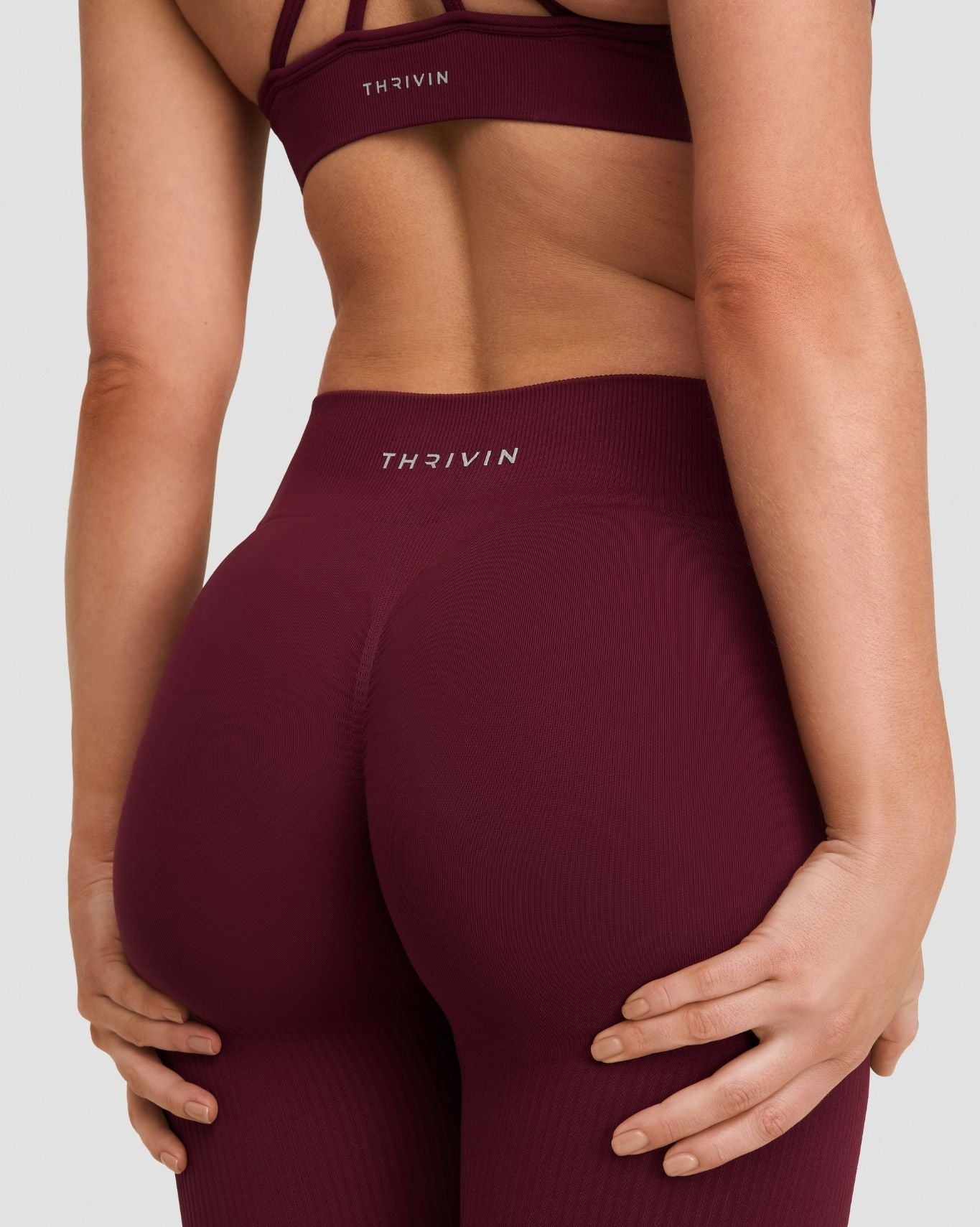Elevate™ Sculpting Mid Waist Scrunch Leggings | Merlot