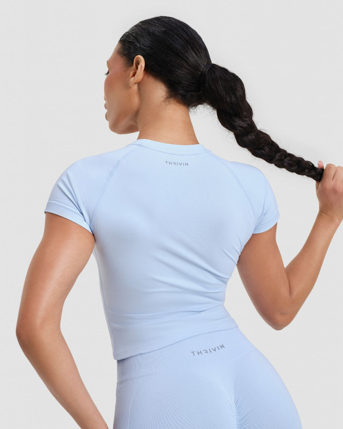 Elevate™ Compression Baby T-Shirt | Ice Blue