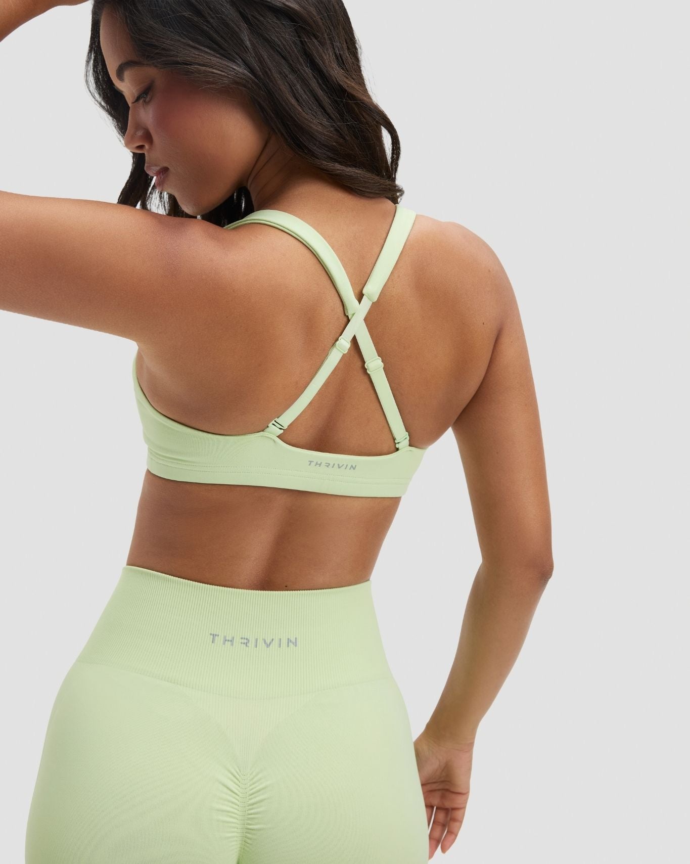 Elevate™ Sculpting Medium Impact Multiway Bra | Pistachio Green