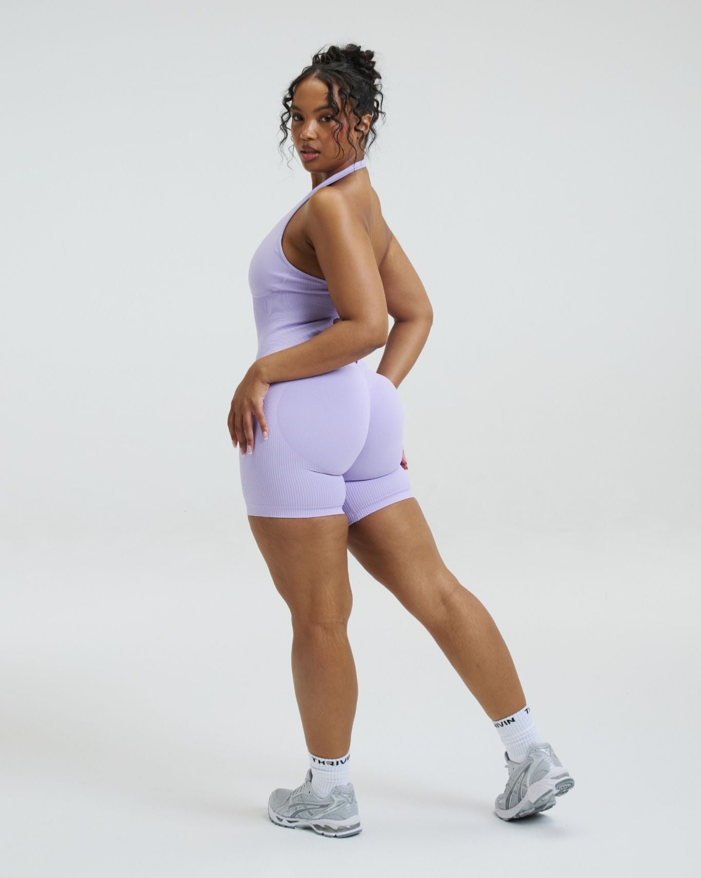 Elevate™ Unipie de Escote Halter de Modelado | Lila