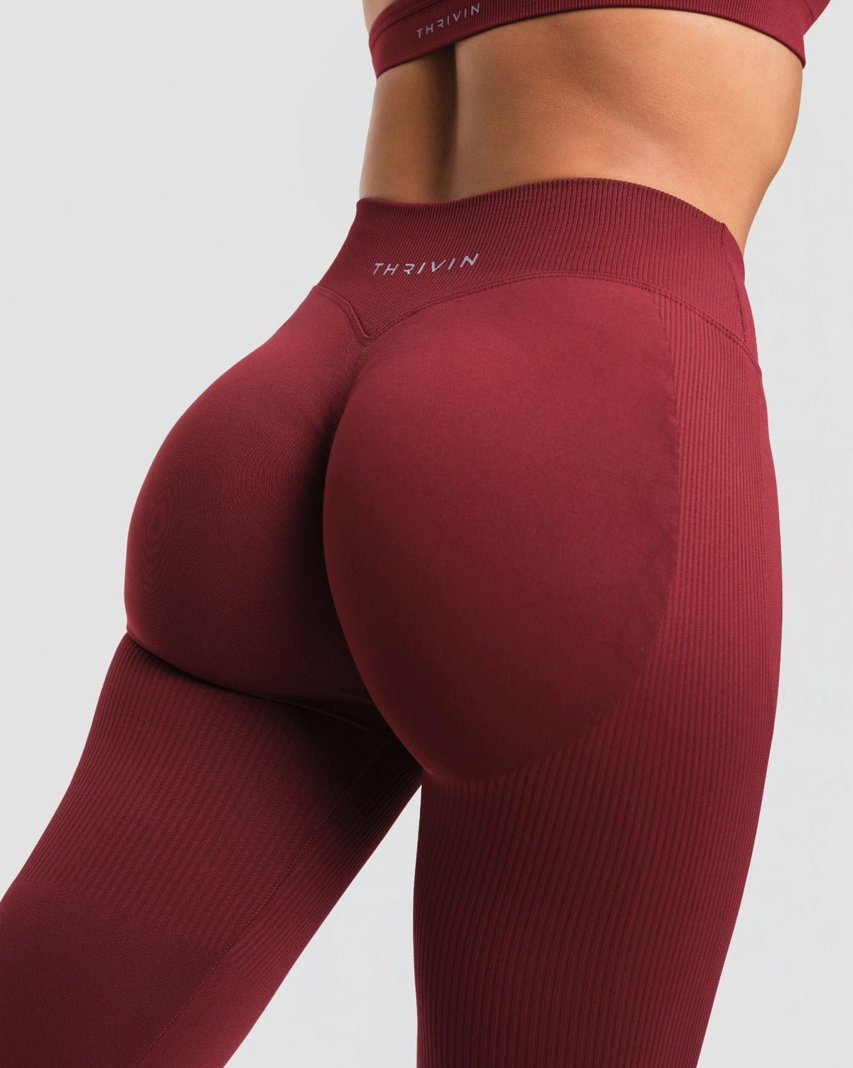 Elevate™ Sculpting Mid V-Waist Flare Leggings | Fine Wine