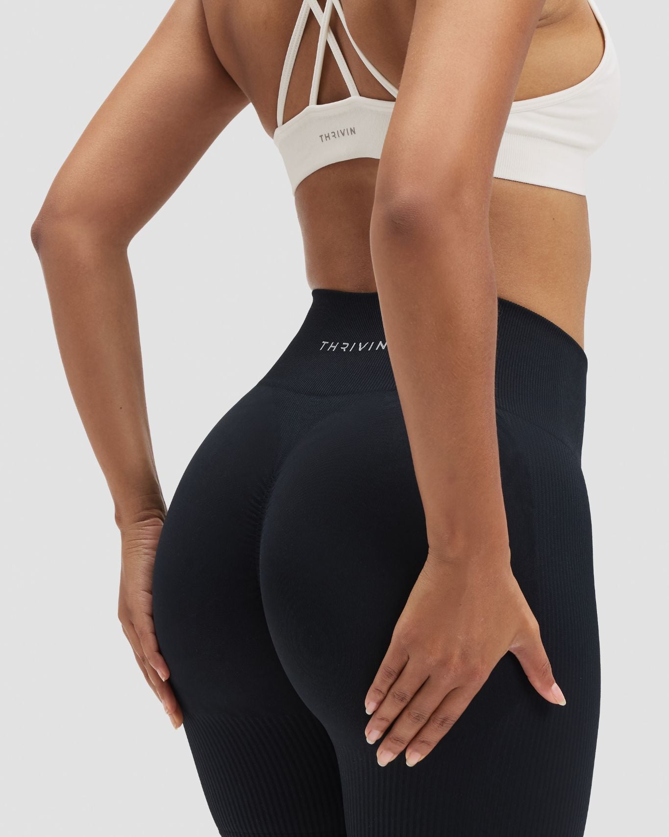 Elevate™ Sculpting High Waist Scrunch Shorts | Night Black