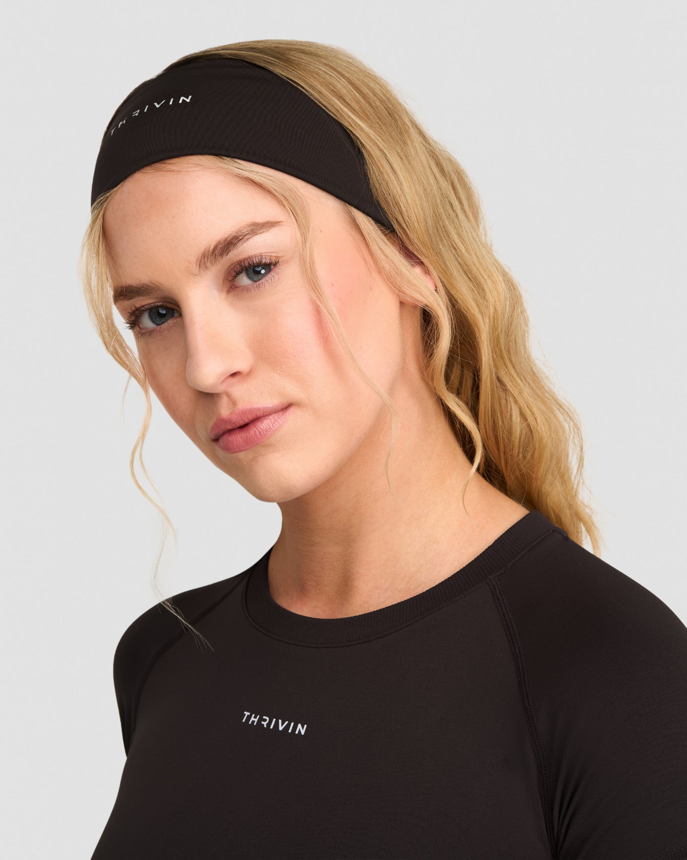 The Essential Collection Chrome Logo Headband | Coffee