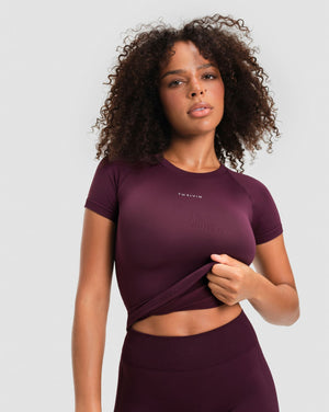 Elevate™ Camiseta de compresión | Ciruela Invernal