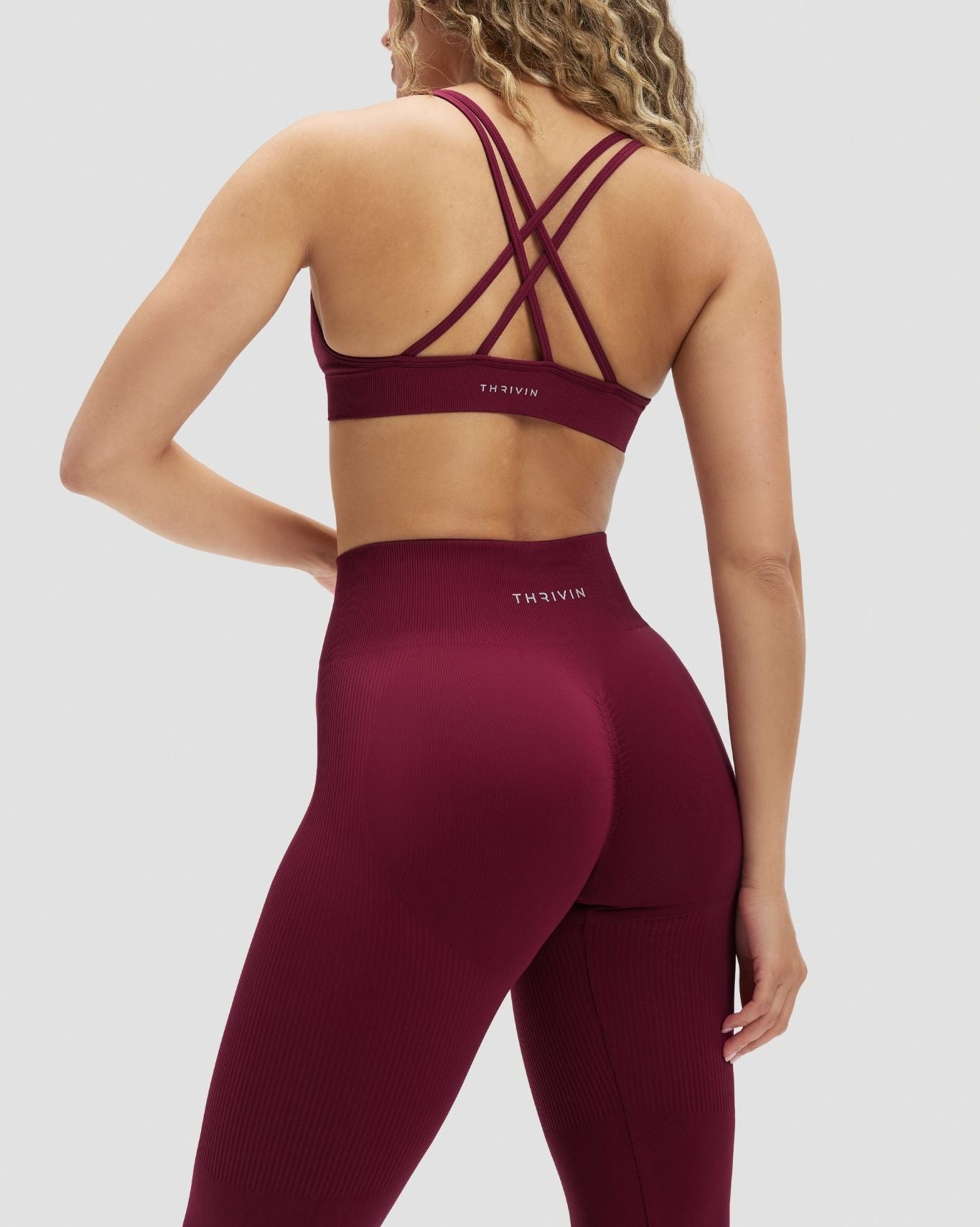 Elevate™ Sculpting Seamless High Apex Bra | Cherry Berry