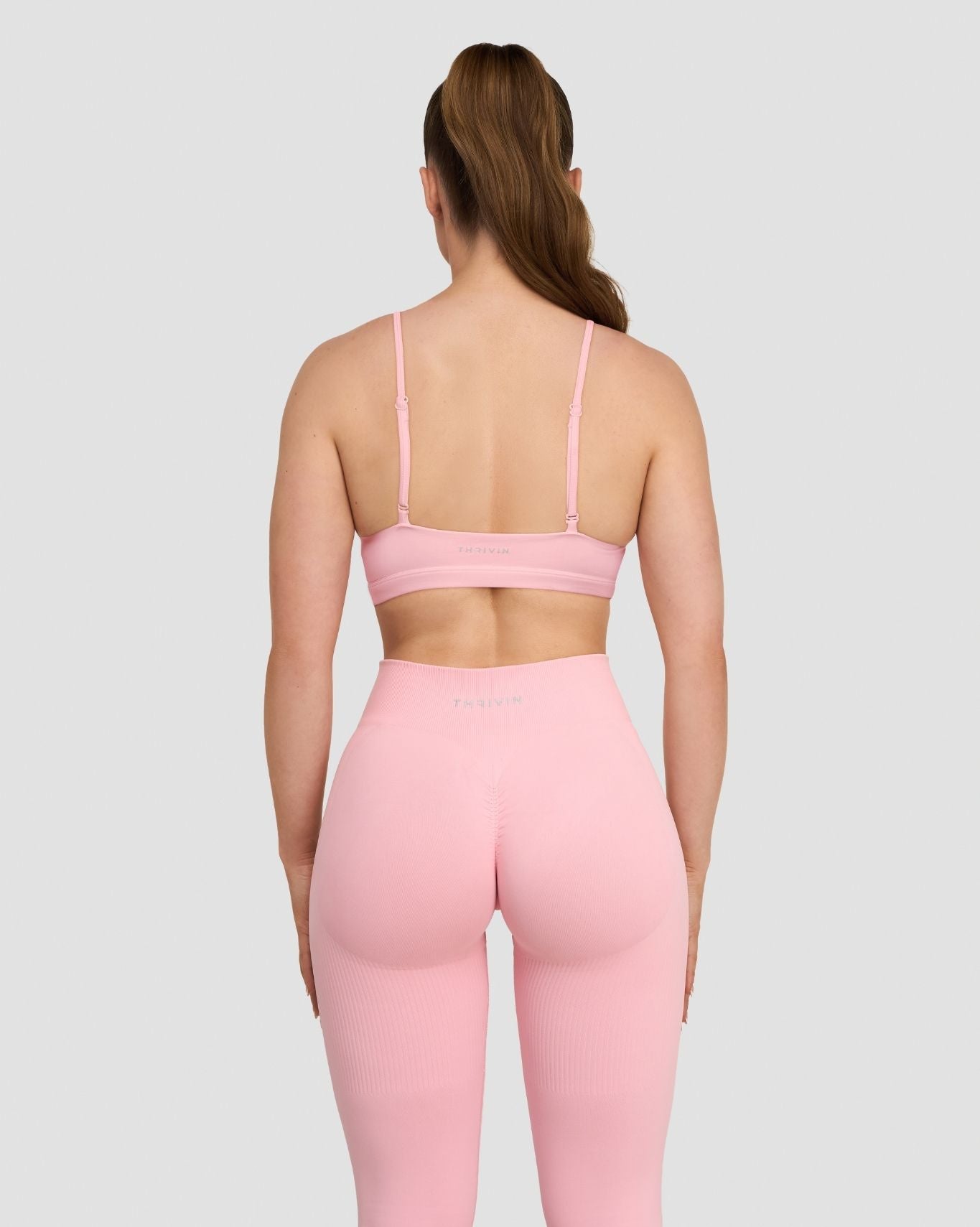 Elevate™ Sculpting Seamless Scoop Neck Bra | Cotton Pink