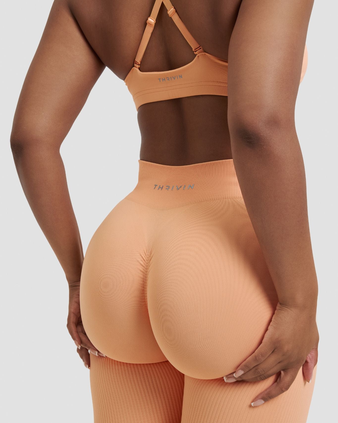 Elevate™ Sculpting Mid Waist Scrunch Leggings | Melon Ice