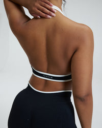 Elevate™ Outline Halterneck Bra | Night Black