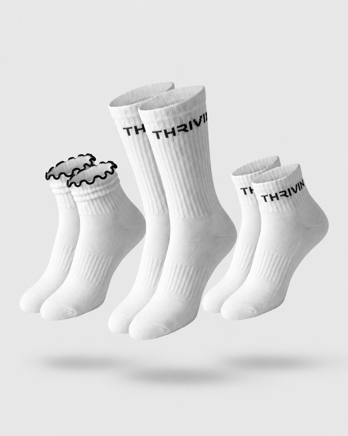 Paquete de 3 piezas de calcetines de rendimiento