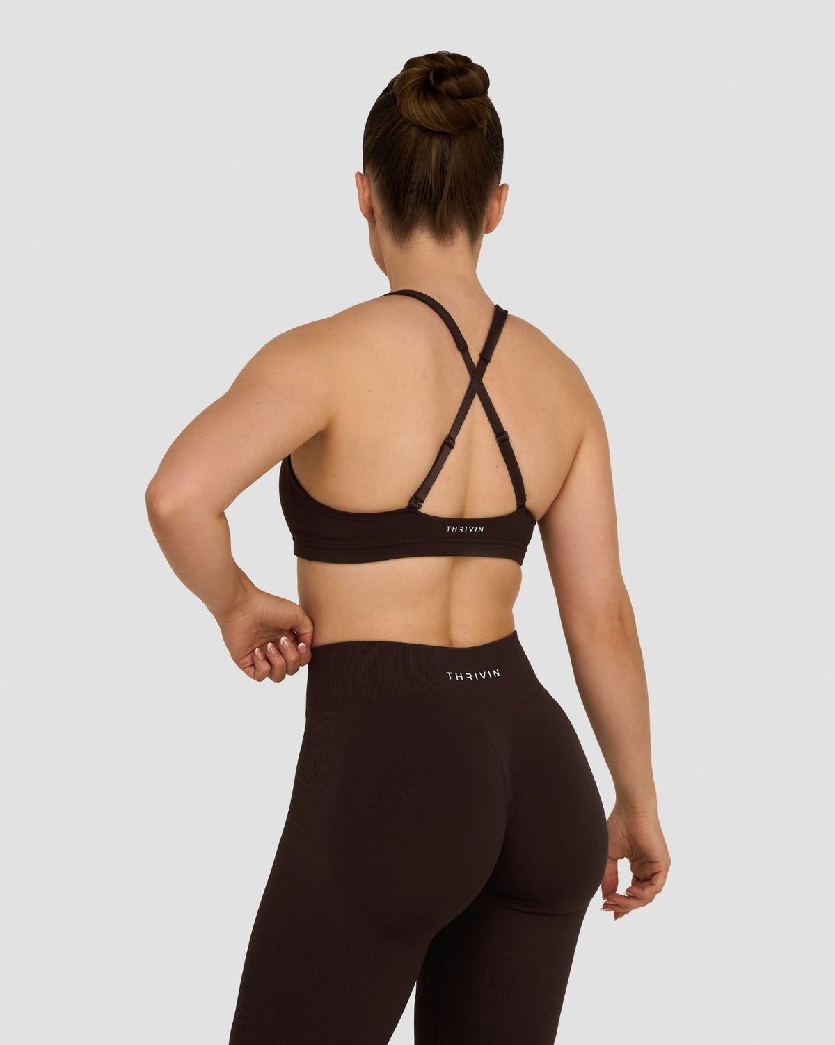 Elevate™ Sculpting Medium Impact Multiway Bra | Coffee